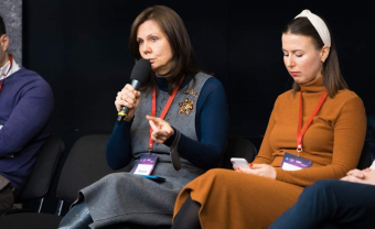Наталия Галкина приняла участие в дискуссии в рамках Стартап-кафе: Age Tech